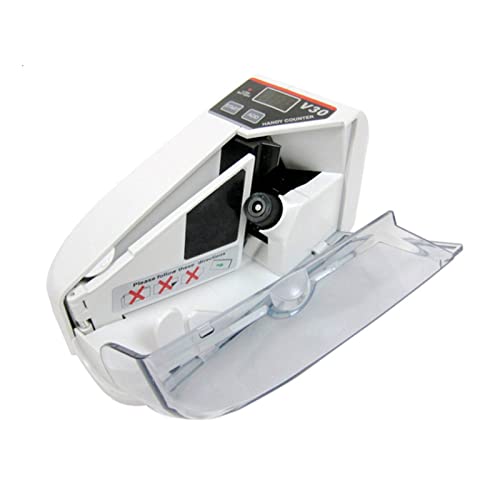 Contadores de billetes, V30 Mini contador de facturas portátiles con batería/enchufe CONTADOR DE MÁSCAR MÁQUINA MÁQUINA MÁQUINA DE CONTINADA DE LA MÁCULA for EFECTIVO Y BANKNOTE Papernency Counting