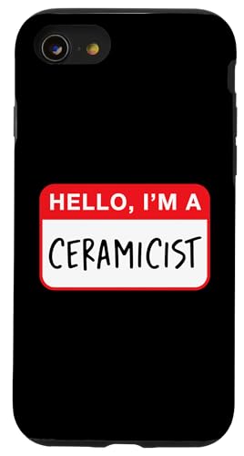 ����ɂ��́AI'm a Ceramicist - �ʔ��� �X�}�z�P�[�X iPhone SE (2020) / 7 / 8 �p