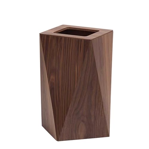 Caneca de basura de madera 14L con cubeta interior plástica miniatura 1
