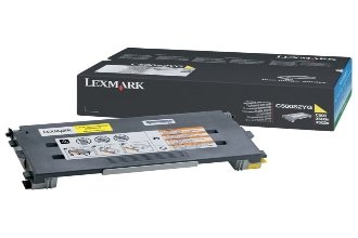 Toner jaune Lexmark 0C500S2YG pour imprimante laser C 500, X 500 et X 502