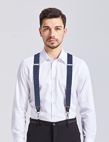 Image of Men's Suspenders with Swivel Hooks and Adjustable Braces, Suitable for Heavy Duty, Big and Tall