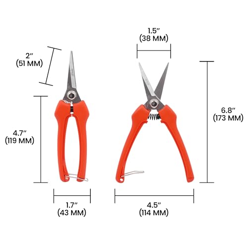 Tijeras de Podar Zenport H306S-3PK Roja 3 piezas miniatura 5