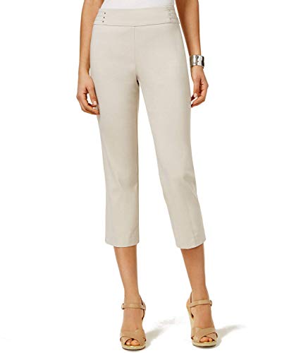 Embellished Pull On Capri Pants