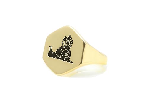 Bague escargot gravée : en finir avec les bijoux banals
