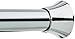 AmazonBasics Tension Curtain Rod - 54-90", Chrome