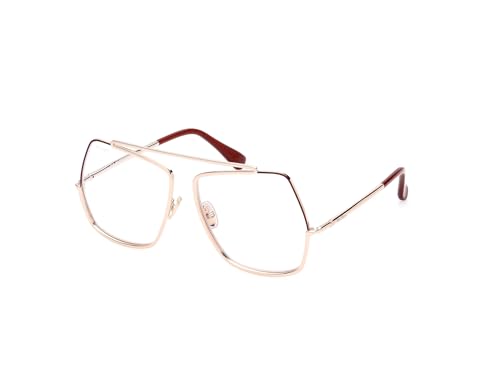 Gafas MaxMara MM5118-B de diseño exclusivo en oro rosa 58mm un accesorio de lujo para mujer