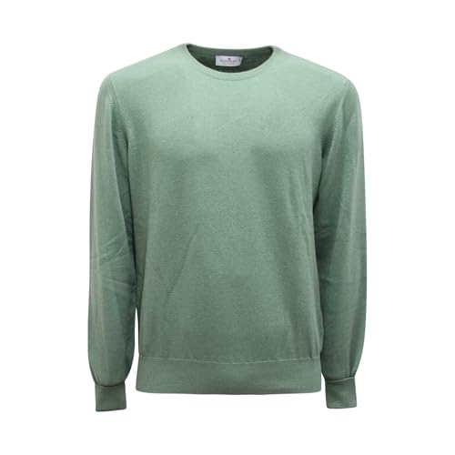Pull en cachemire vert Sonrisa pour homme, la douceur d'un vêtement d'exception à s'offrir