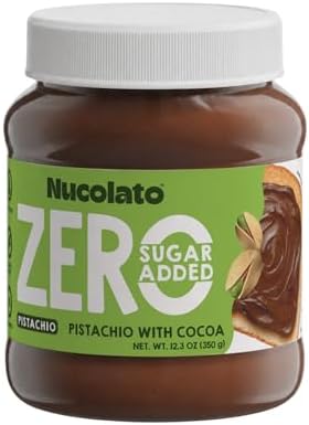 NUCOLATO | Pistachio Chocolate Spread | Sugar Free Low Carb | 12.3oz