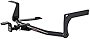 CURT 114743 Class 1 Trailer Hitch with Ball Mount, 1-1/4-In Receiver, Fits Select Volkswagen Golf, Jetta