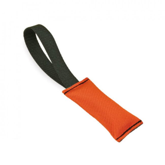 Boudin de Rappel Flex pour Chien LG 15cm Ø 5.5cm Couleur Orange