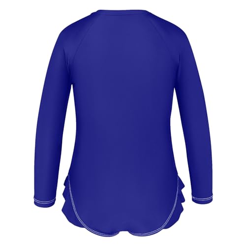 Rashguard One Piece Girls Swimsuit Long Sleeve Hawaii Swimwear Sport Bathing Suit Sun Protection3