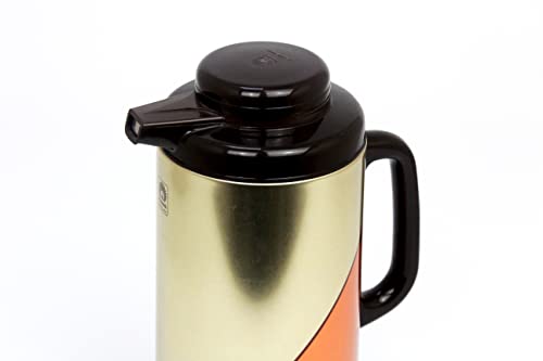 Peacock Japan Vacuum Flask Cit دلة بيكوك اليابانية (138 Brown, 1.9 L)