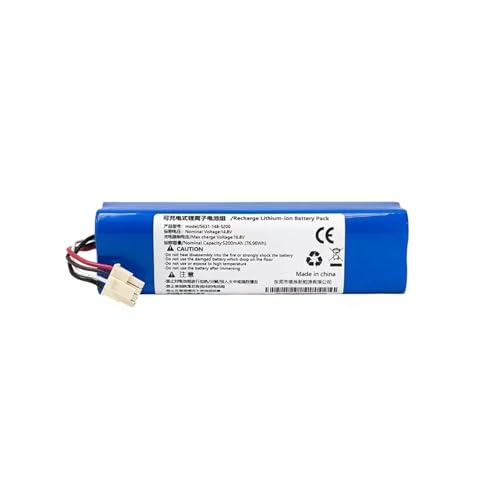 RRYUIOO Batería De Iones De Litio De 5200 MAh, 6800 MAh Y 14,4 V, Compatible con Robovac L10 Y L70. Accesorios Y Repuestos For Aspiradoras Robot T2190 Y T2190G21.(5200mAh)