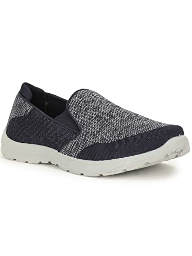 Image of Bata Men Trek Knit Sneakers, Black,