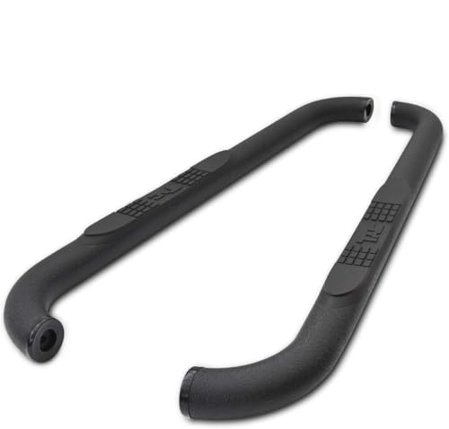 Estribos laterales 3” negros para RAM Regular Cab 2009-2026 miniatura 1
