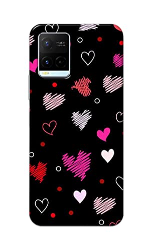 Image of PRINTFIDAA Vibrations of Love Hard Back Cover for Vivo Y21 (2021) / Y33S Back Cover -(P6) KAT1009