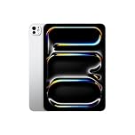 2024 Apple iPad Pro (11-inch, Wi-Fi + Cellular, 256GB) - Silver (Renewed)