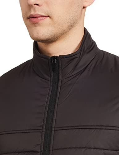Image of Spykar Polyester Blend Men's Standard Length A-Line Coat