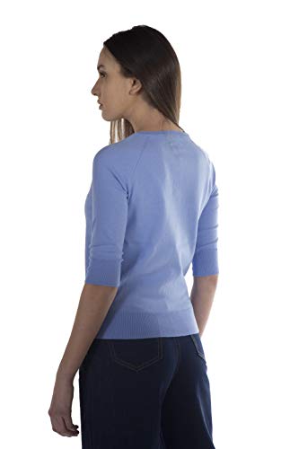 MY BASIC Cardigan Cotone Stretch Donna Maniche a