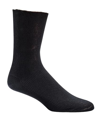 Leo Design 6 X Classic 100% Pure Cotton Dress Socks, Men & Women, No Rubber, every day4