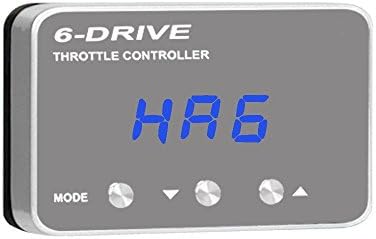 6-Drive Electronic Throttle Controller for Jeep Cherokee KJ KK Grand Cherokee Commander Wrangler JK, Super-thin Blue Light Display