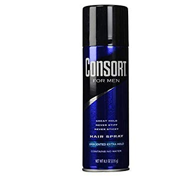 Consort For Men Hair Spray Unscented Extra Hold 8.30 oz (Pack of 8)