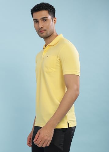 Image of Force NXT Polo Neck T-Shirt for Men Pack of 1 | Regular Fit T-Shirt for Men | Premium Super Combed Rich Cotton Polo Shirt | Men's Ultra Soft Half Sleeve T-Shirt