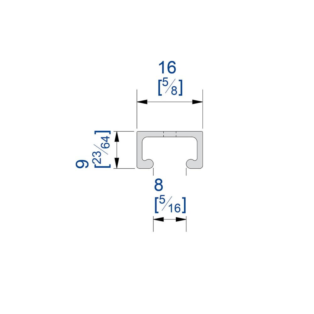 Système coulissant SLID'UP 1900 pour 2 portes de placard - rail 1,5 m aluminium - 6 kg
