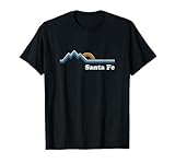 Retro Santa Fe New Mexico T Shirt Vintage Sunrise Mountains T-Shirt