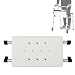 Walker Rest Seat for Attachable Seat Folding Walker, Maximum Weight Capacity of 250 Pounds, 20
