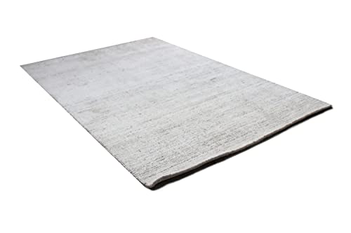 Bashian Collection Area Rug - Luxury Hand Loomed 100% Viscose Pile - Home Decor For Runner Rug, Entryway Rug, Living Room Rugs, 2' X 3' , Ice #TOP2