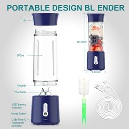 値下げ中⭐︎ミキサー ミキサー ジューサー 1000ml 【氷も砕ける大型刃】 ガラスボトル