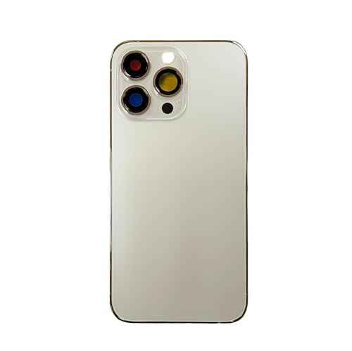 Chassis arrière en verre compatible iPhone 13 Pro Smartex blanc avec tiroir SIM coque