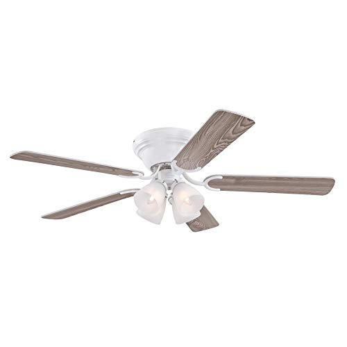 Westinghouse 7232300 CONTEMPRA IV Indoor Ceiling Fan with Light, 52 Inch, WHITE thumbnail 3