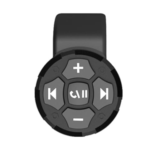 Shkalacar Voiture sans Fil Bluetooth Télécommande Téléphone Kit ，BT5.3 Bouton de Commande au Volant de Voiture pour répondre au téléphone, Lecture de...