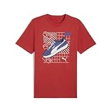 68769115_GRAPHICS スニーカー Tシャツ_レッド ファイヤー_M