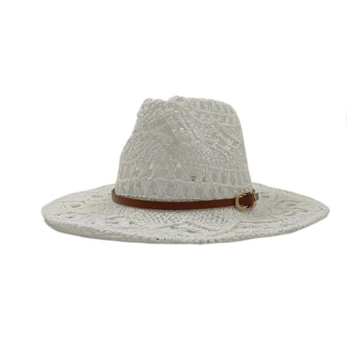 Chapeau de paille jazz couleur pure de qualité supérieure design mixte pour plage