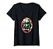 Femme Crâne de vérité sanglant (œuf de diable rouge) T-Shirt avec Col en V
