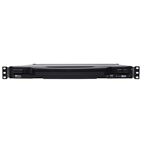Image of Tripp Lite, NetDirector, 16-Port, DisplayPort, KVM, Switch, Console w / 17 in. LCD, IP Remote Access, Dual Rail, 1U Rack-Mount (B030-DP16-17DIP)