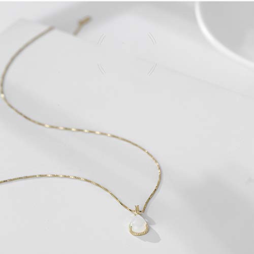 Collier Goutte d'eau Femme pendentif simple et polyvalent bijoux tendance