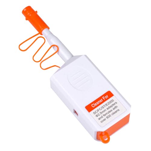 VAEYI Mini Fiber Cleaner Pen,Fiber Optic Cleaning Pen, Fiber Cleaning Pen,Lc Fiber Cleaner,Fiber Cleaning Kit,Fiber Optic Connector & Endface Cleaner,2.5mm SC 800+ Single Click