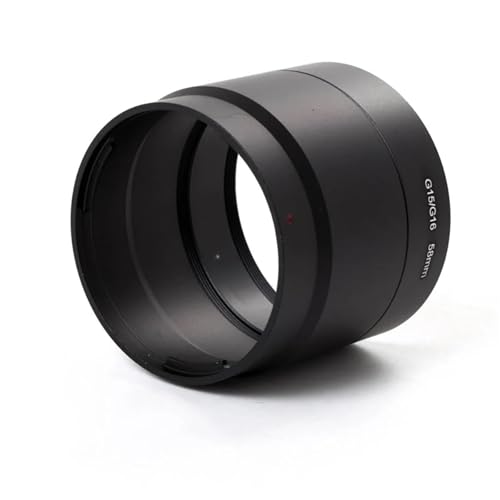 58mm ���^�������Y�A�_�v�^�[�`���[�u 2�s�[�X �����Y�t�B���^�[�A�_�v�^�[�`���[�u Canon G15/G16�f�W�^���J�����p �D�ꂽ