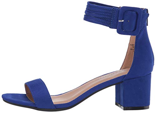Aerosoles Women's Martha Stewart Mid Year Heeled Sandal, Blue Fabric, 5.5 M Us #TOP7