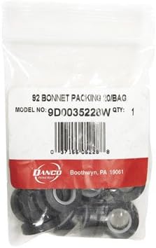 Danco 35228W #92 Faucet Bonnet Packing 3/8 " Id. X 13/16 " Od. X 3/16 " (20 per bag)