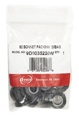 Danco 35228W Faucet Bonnet Packing, 3/8" ID, 13/16" OD, 3/16