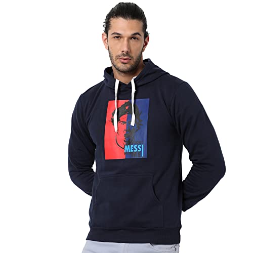 Image of CAHOOT Men's Printed Sweatshirt Regular Fit for Casual Wear | Full Sleeve | Cotton | Stylish Sweatshirt Crafted with Comfort Fit and High Performance for Everyday We