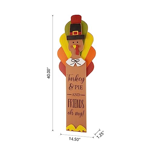 Glitzhome-Wooden-Thanksgiving-Turkey-Porch-Sign-Farmhouse-Hanging-Decor-for-Fall-Harvest-Rustic-Standing-Turkey-40H Glitzhome Wooden Thanksgiving Turkey Porch Sign Farmhouse Hanging Decor for Fall Harvest Rustic Standing Turkey 40H
