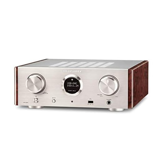 Marantz HDAMP1/N1SG Premium Vollverstärker mit Digital/Audio Wandler 2X 70W Silber/Gold