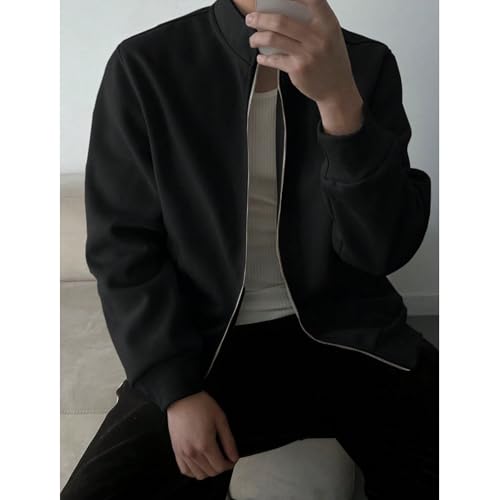 Image of PROSHARX Old Money Stand Up Collar Sweatshirt Zip-Up | Premium Comfort, Timeless & Aesthetic Style