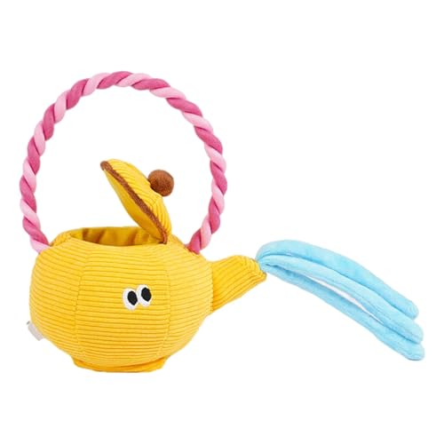 Juguetes De Masticar Interactivos, Juguete Masticar En Forma De Tetera | Juguetes Interactivos Suave Para Perros De Peluche | Divertidos Juguetes Interactivos En Forma De Tetera Para Perros